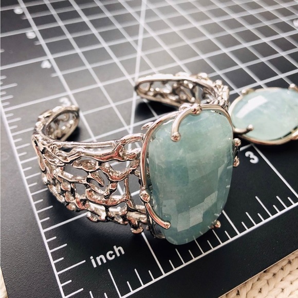 🔥Vintage Demi semi precious crystal bracelet necklace set - Picture 4 of 17